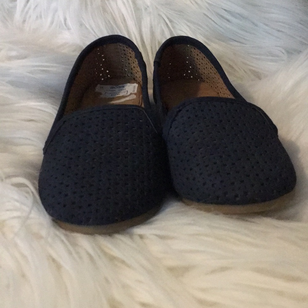 Women’s navy flats - Picture 2 of 4